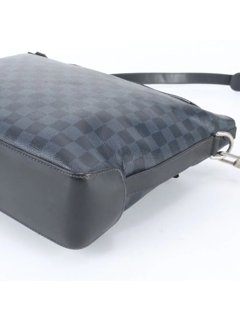 Louis Vuitton Damier Cobalt Greenwich Leather Shoulder Bag Crossbody Business